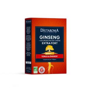 Dietaroma Ginseng + Bourgeons de Chêne Extra Fort – 20 ampoules